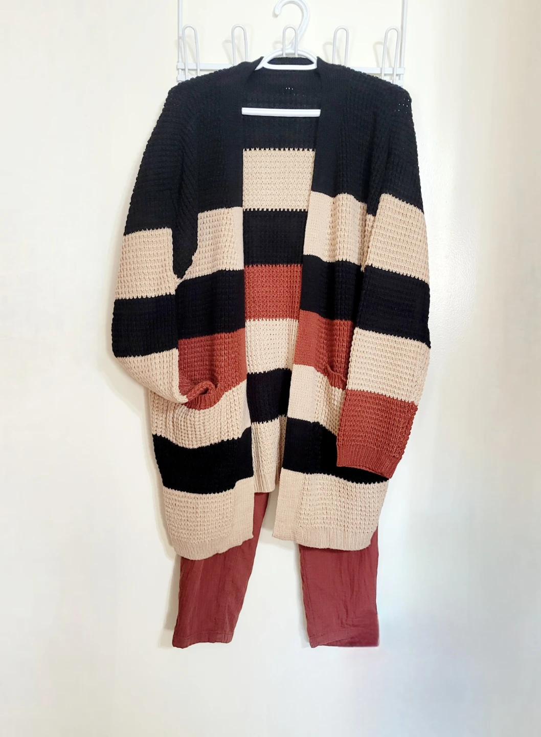 Striped Knit Cardigan - photo 2