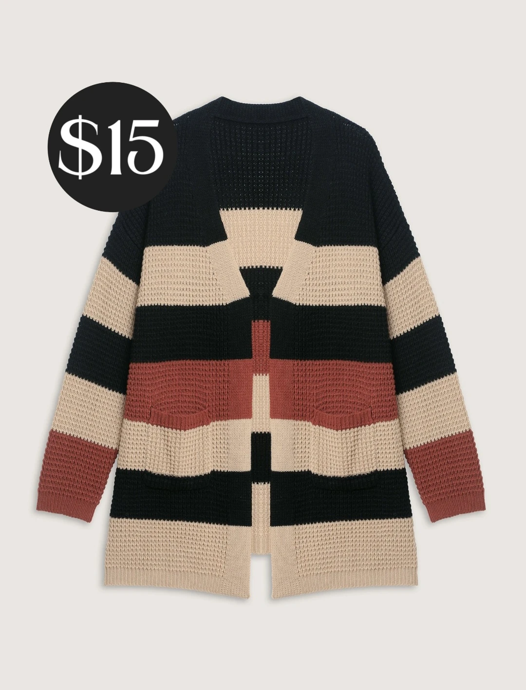 Striped Knit Cardigan - photo 5