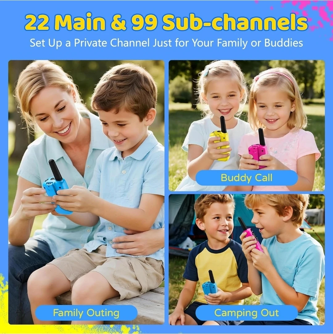 SANJOIN Walkie Talkies for Kids - 3 Pack - photo 3