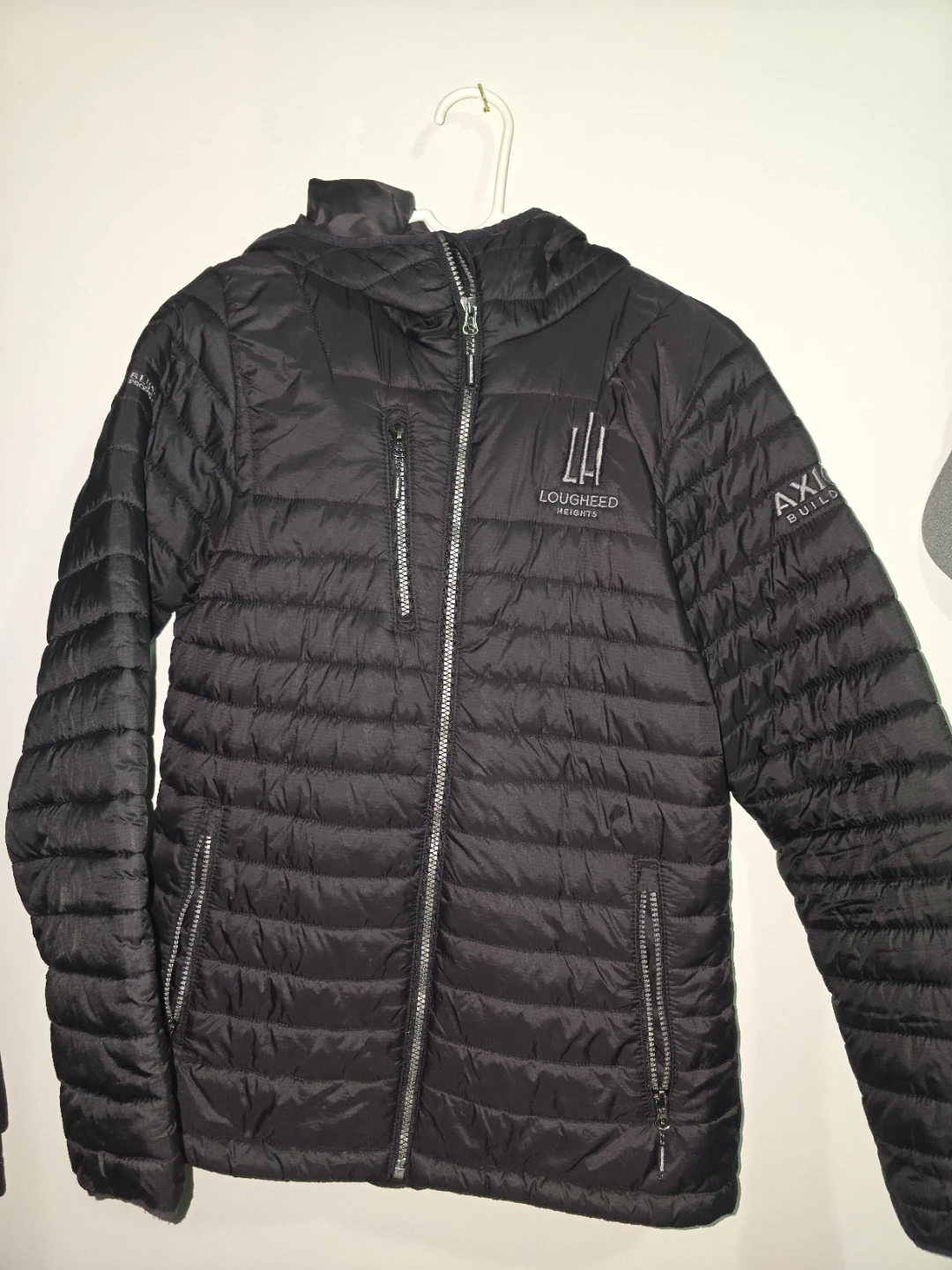 Black Puffer Jacket - Lougheed Heights small size