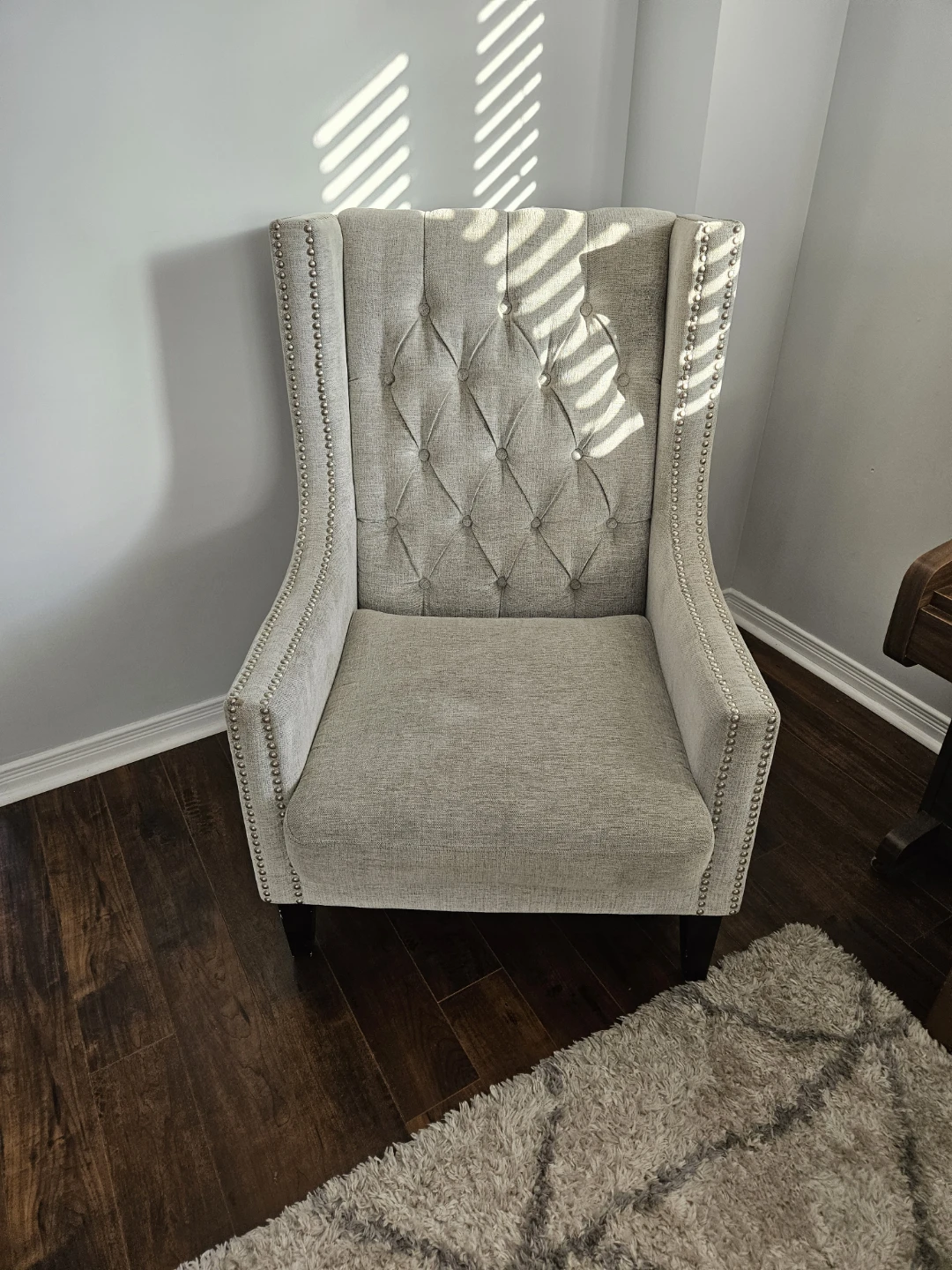 Accent Chair - Tufted Wingback Style