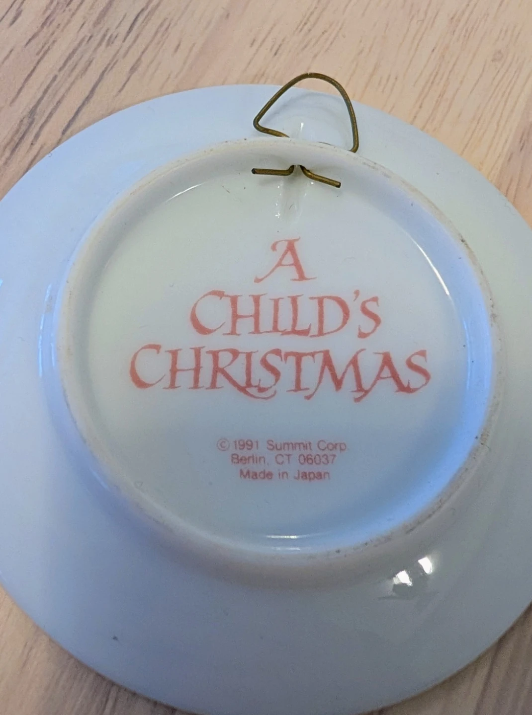 A Child's Christmas Decorative Plate - photo 2