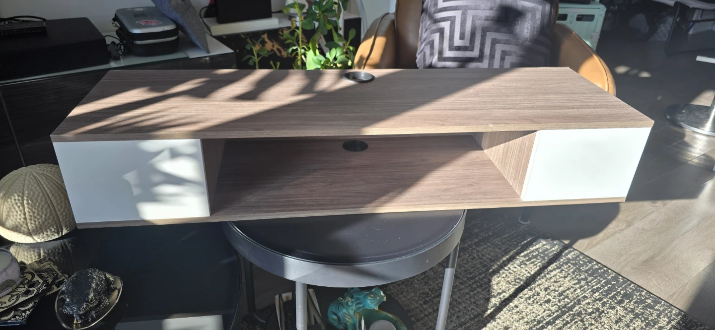 Wall Mount Floating Media Console Shelf