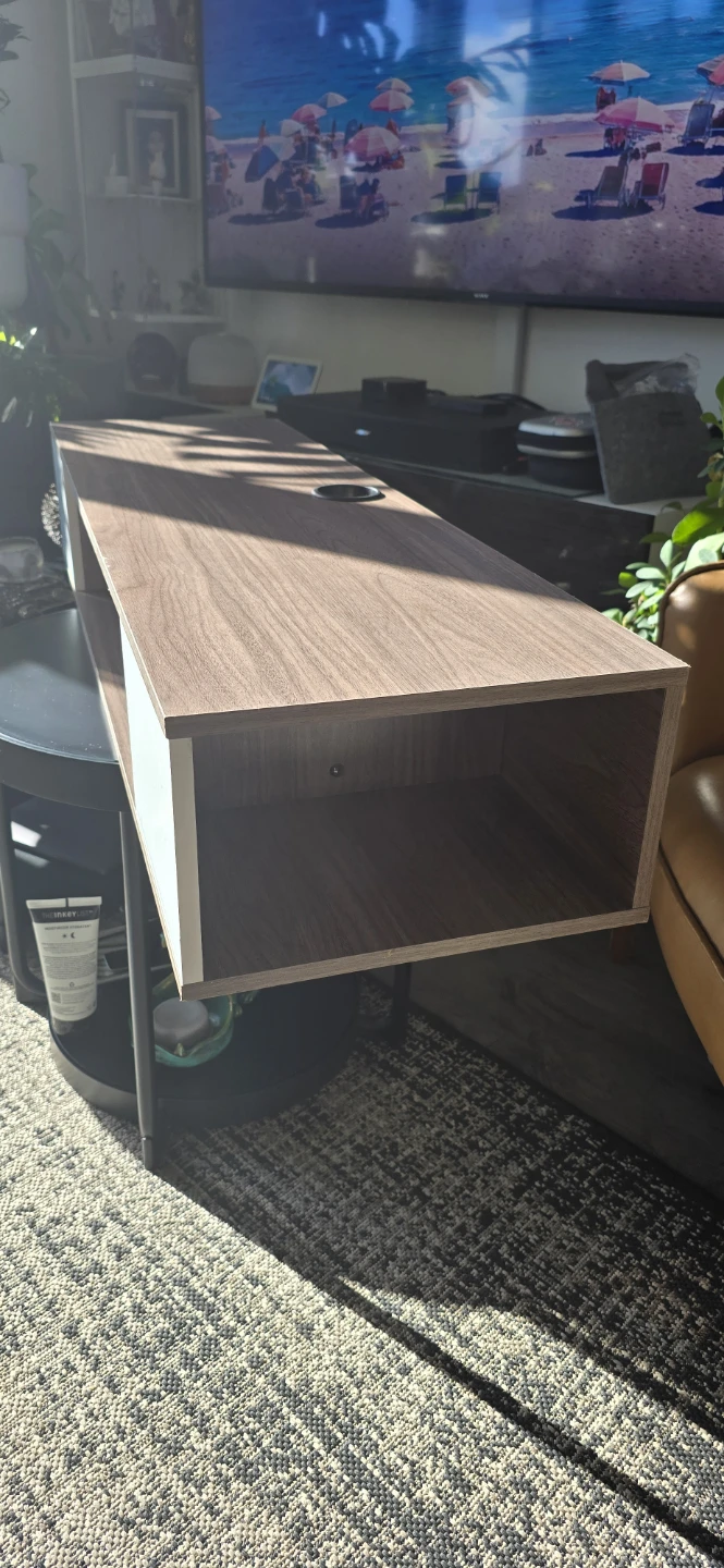 Wall Mount Floating Media Console Shelf - photo 3