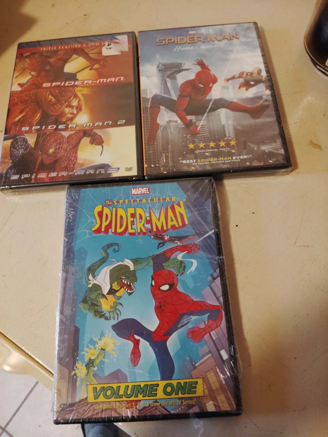 3 MOVIE DEAL.. SPIDER MAN 3 DVDS