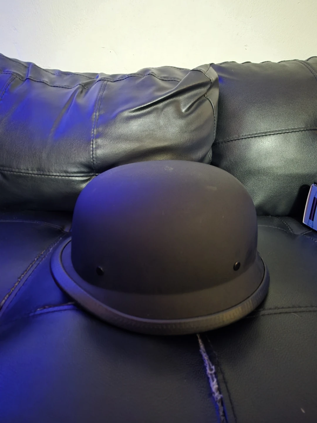 Matte Black Motorcycle Helmet - photo 4