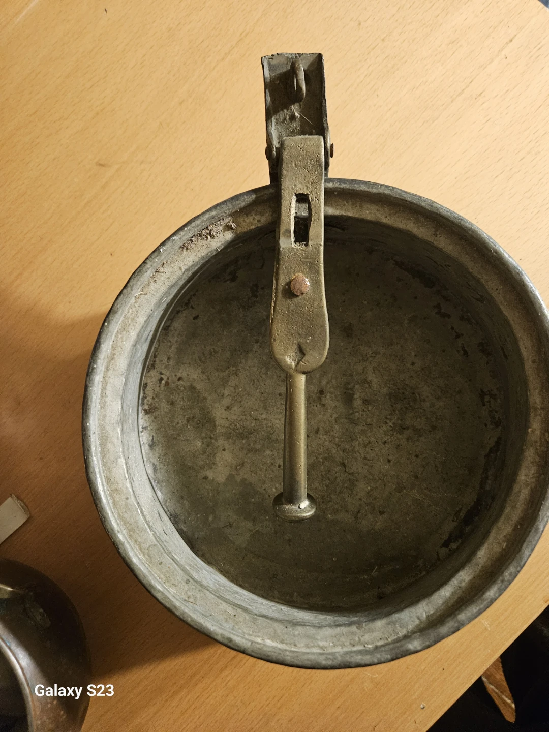 Vintage Copper Pot with Handle - photo 2