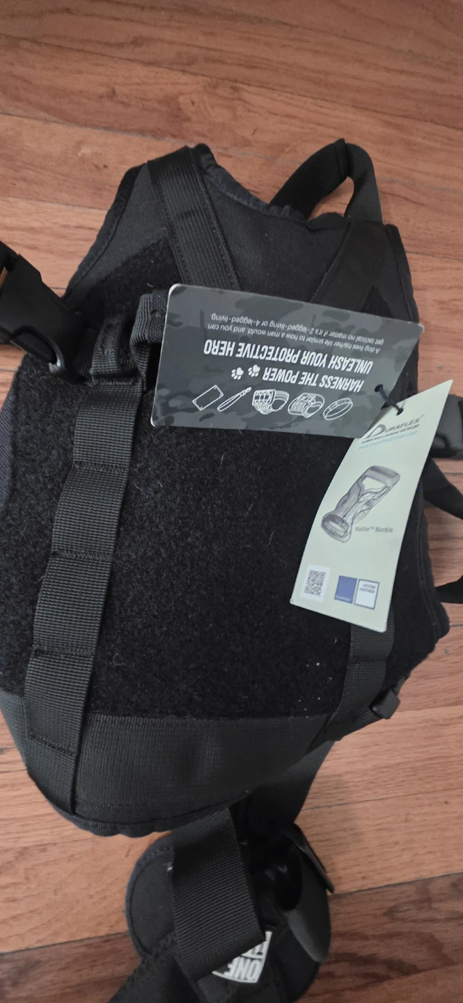 DuraFlex Protective Dog Harness - Black - photo 2