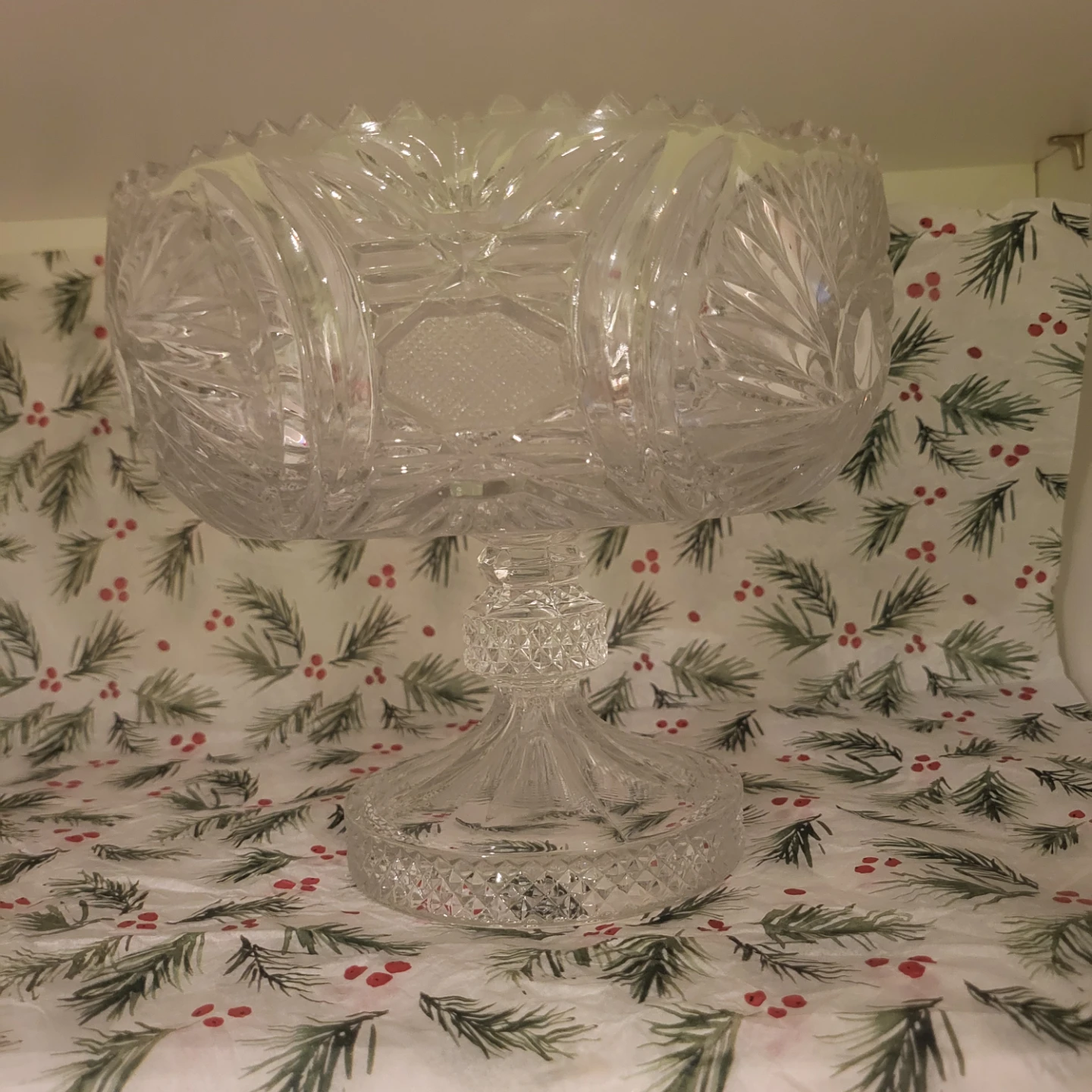 Crystal Pedestal Bowl
