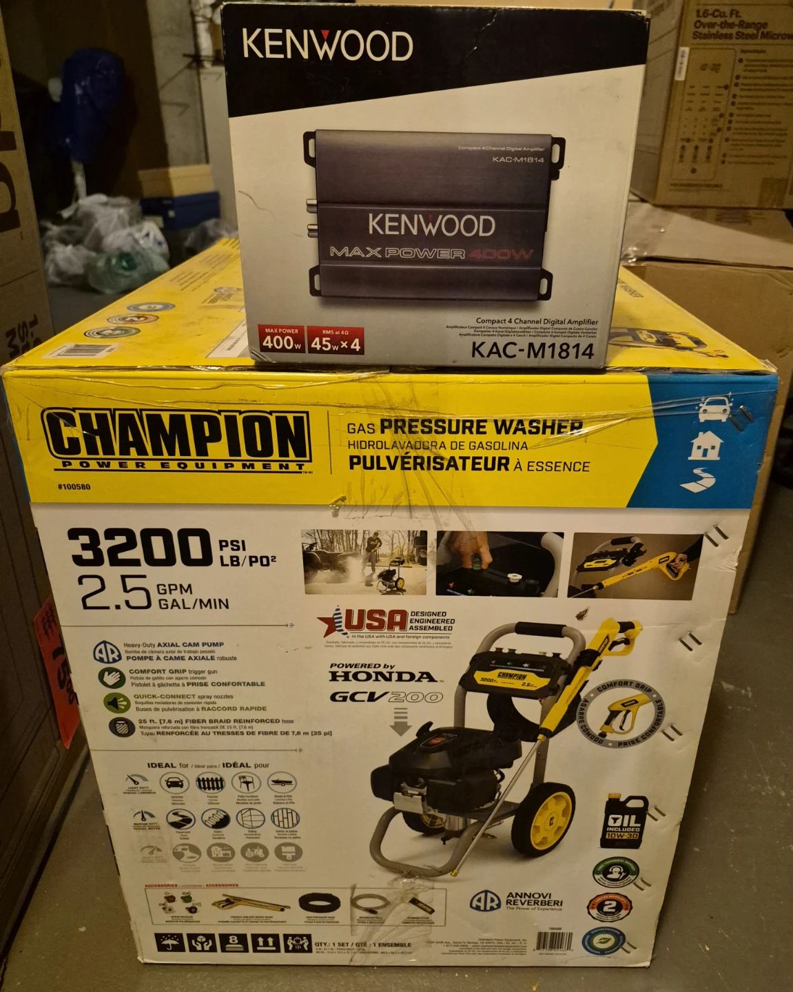 NEW Champion 3200 psi 2.5 gpm Gas Pressure Washer w/ Honda - photo 4
