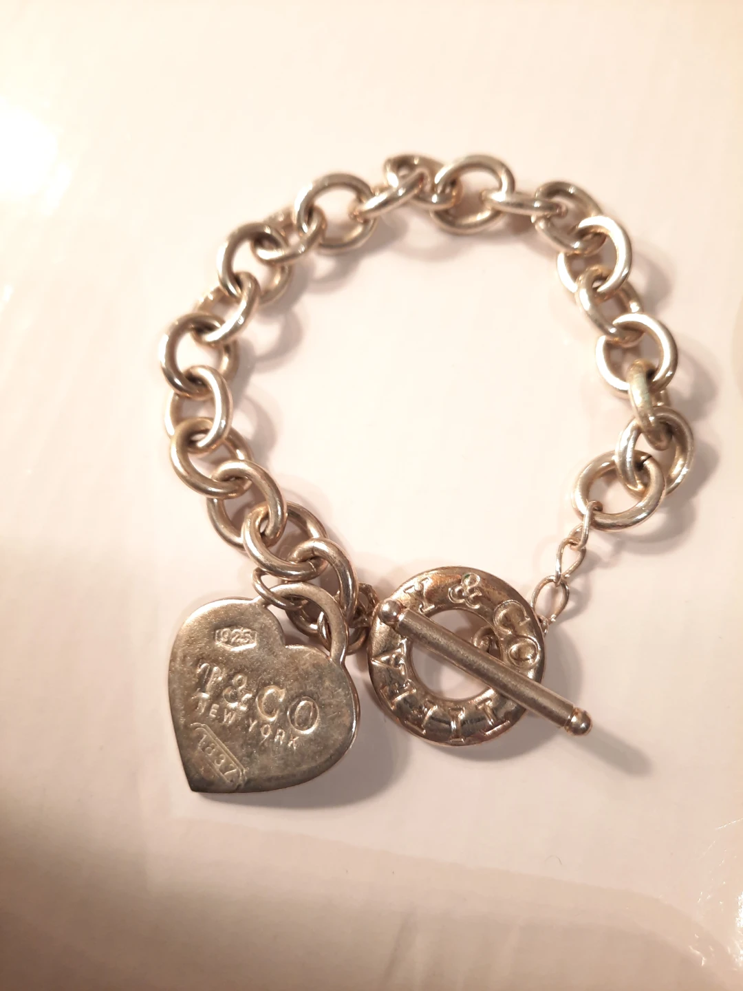 Silver tone 925 bracelet - photo 2