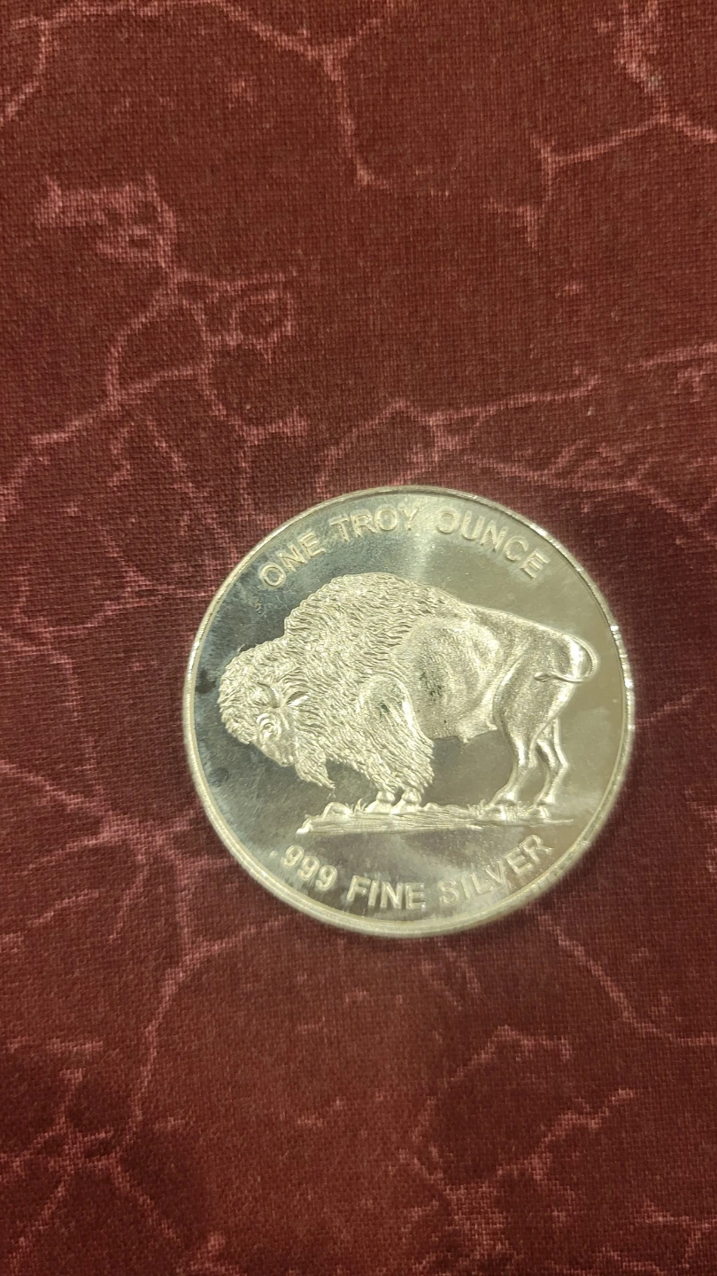 One Troy Ounce .999 Fine Silver Round