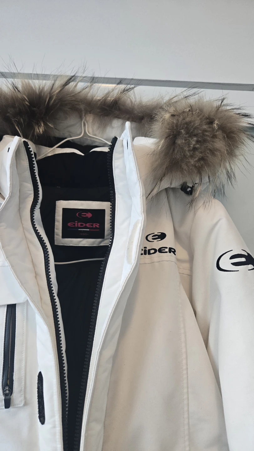 Eider White Down Jacket - Size S - photo 2