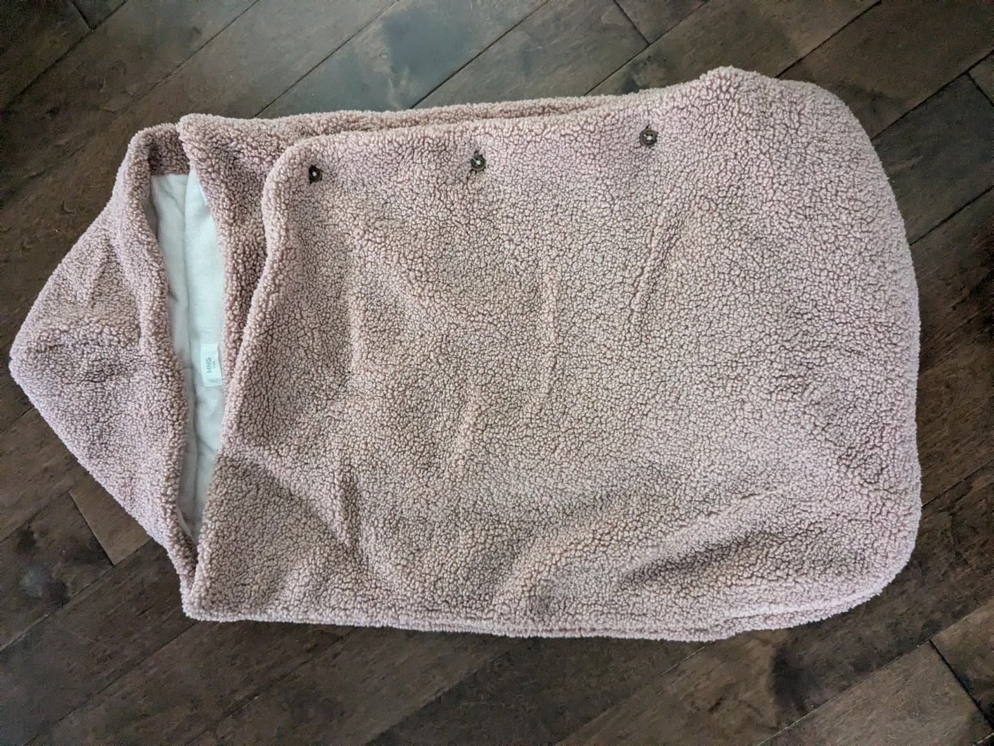 MNG Kids Pink Fleece Baby Blanket