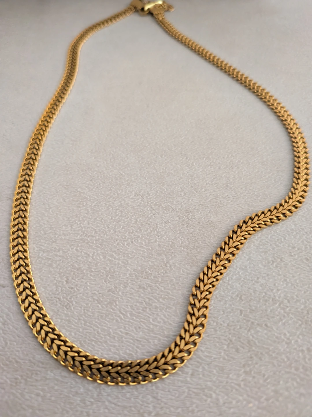 Gold Tone Chain Necklace
