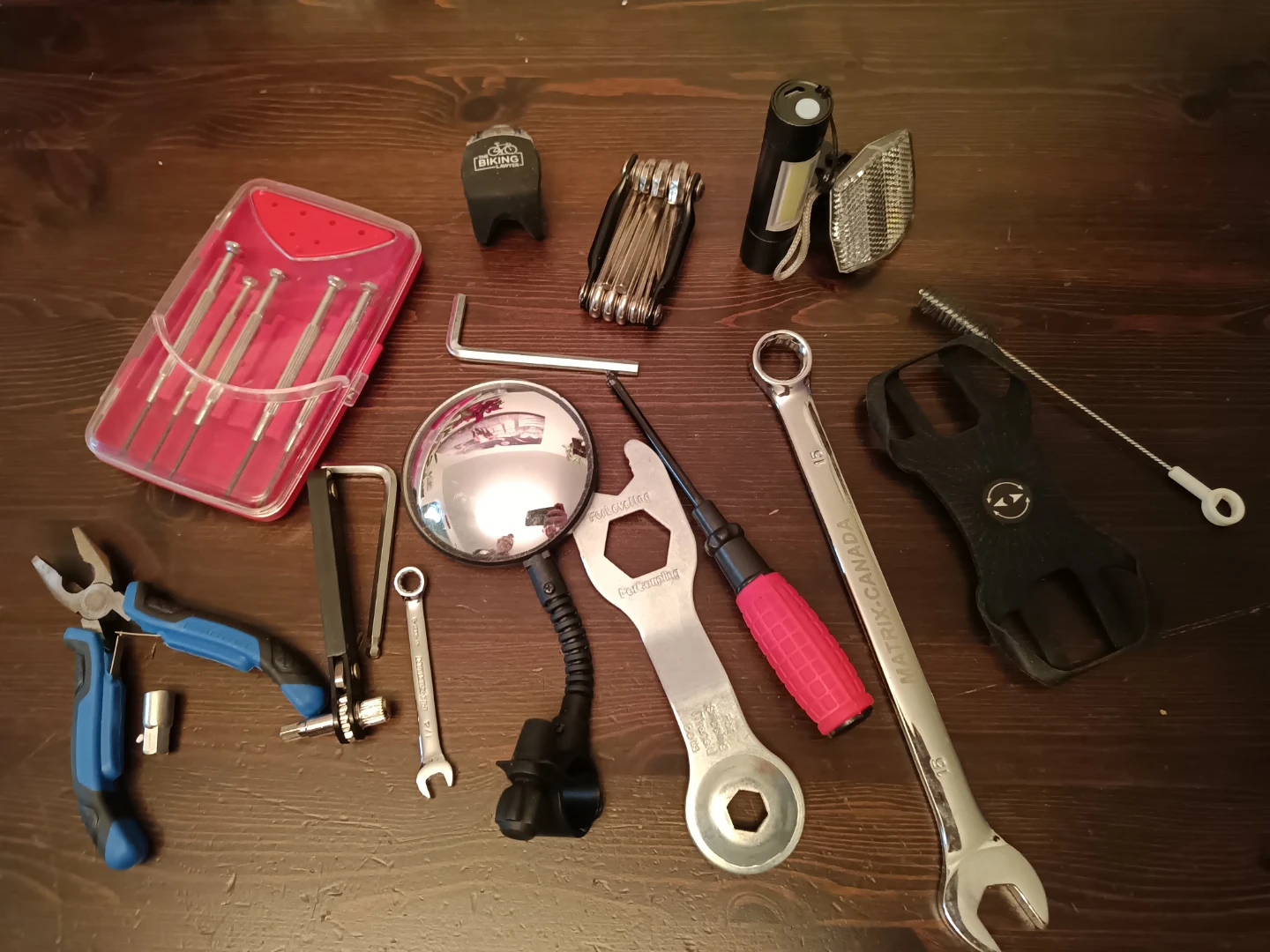 Bike Repair Tools Kit - Multi Tool, Wrenches, Pliers