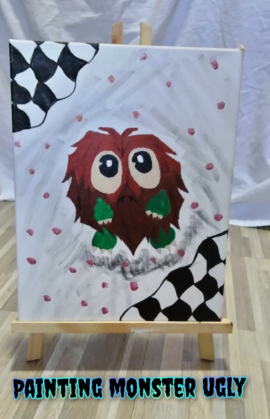 Handmade Monster Painting