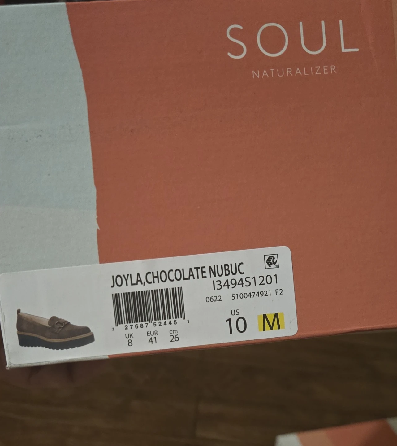 Soul Naturalizer Joyla Chocolate Nubuc Size 10M🥕