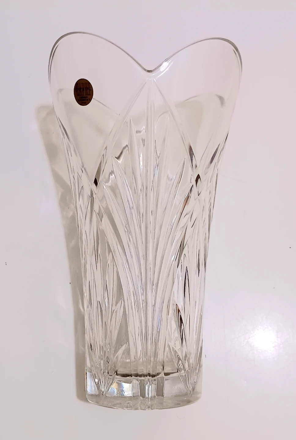 Vtg. Tulip Italian Capri Crystal Vase - photo 2