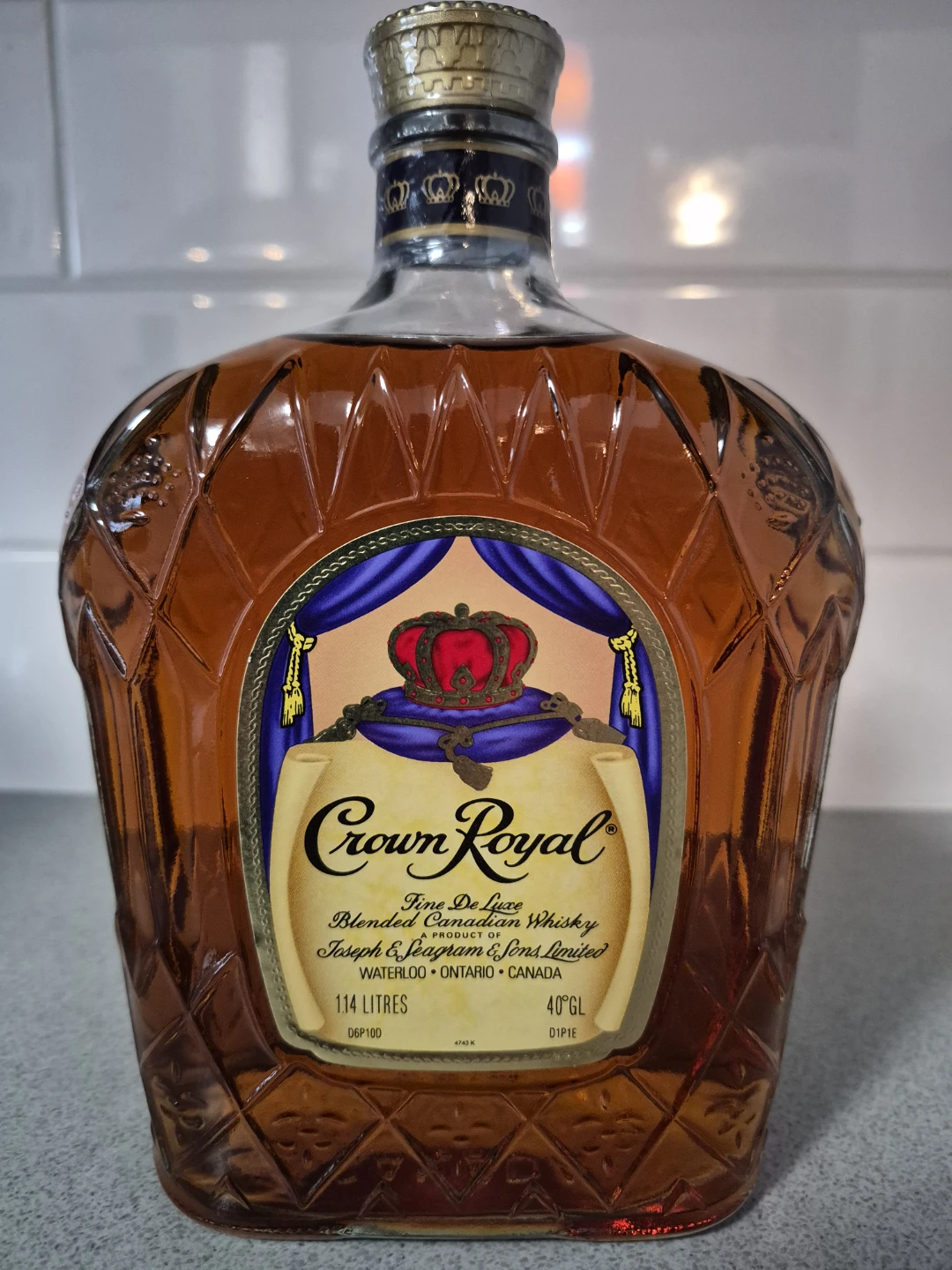 NEW Crown Royal Canadian Whisky 1.14 L