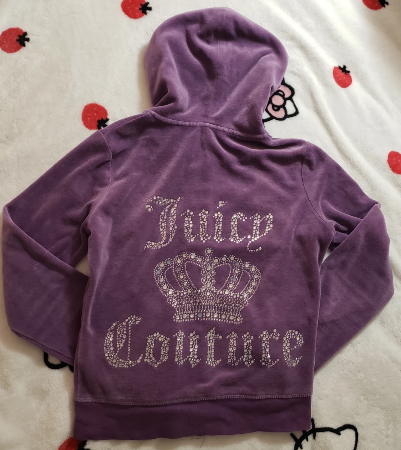 Juicy Couture Purple Velour Hoodie
