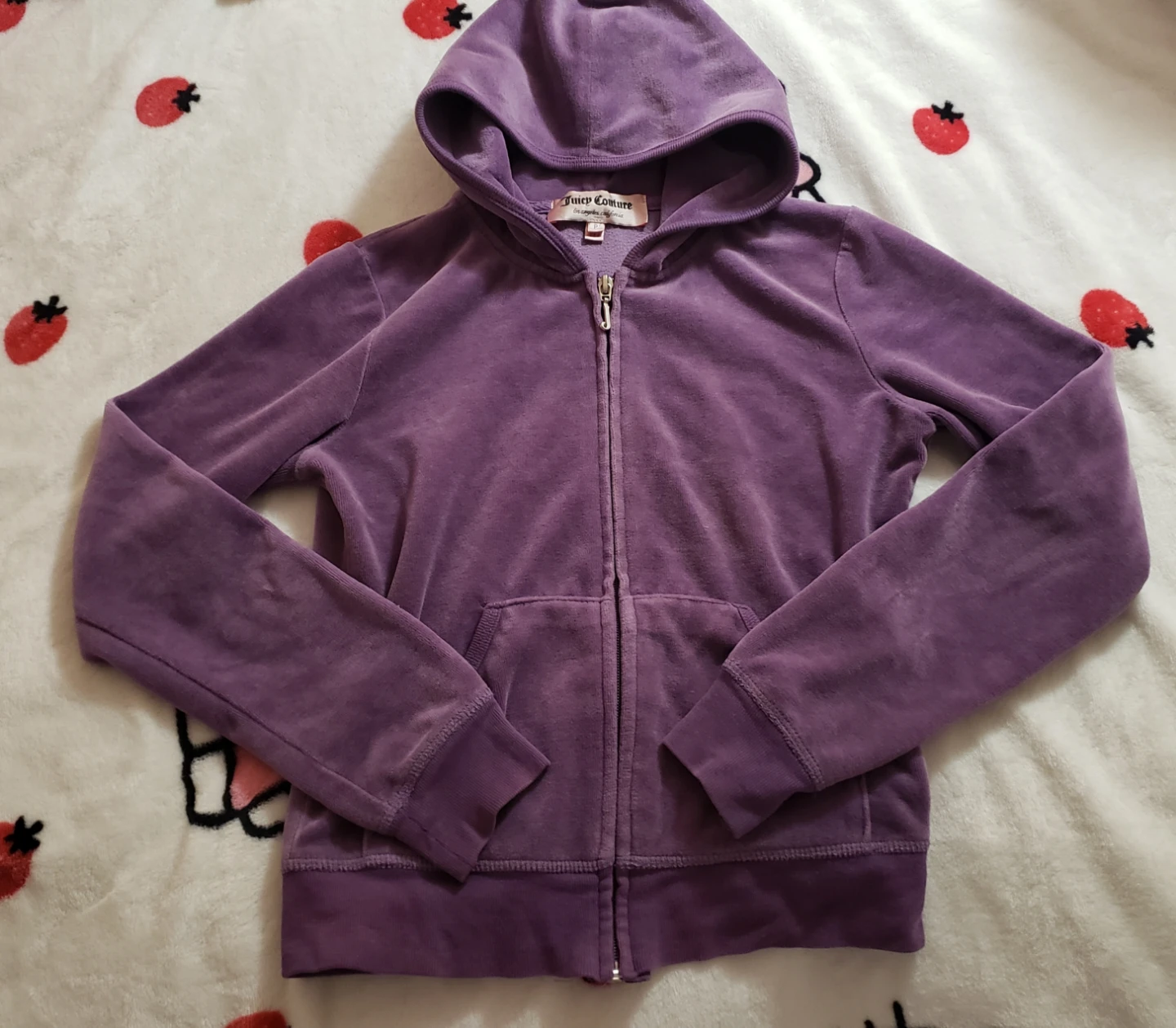 Juicy Couture Purple Velour Hoodie - photo 2
