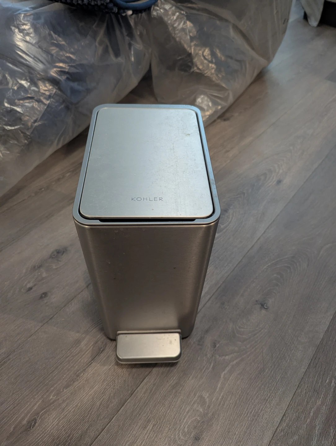 Kohler Stainless Steel Step Trash Cans (Set of 2) - photo 5