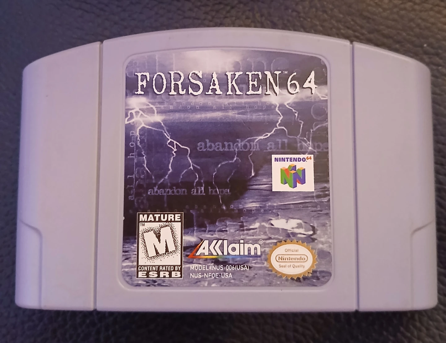 Forsaken 64 Nintendo 64 Game Pak