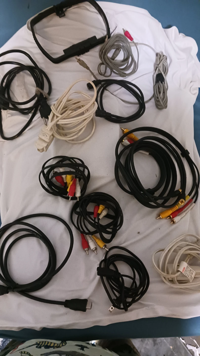 Assorted Audio and Video Cables
