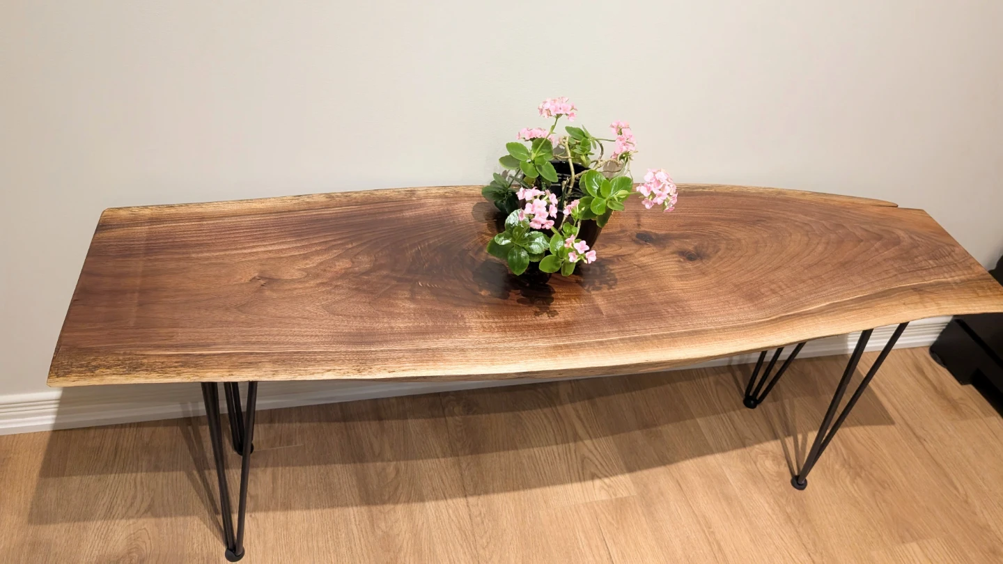 Live Edge Walnut Coffee Table
