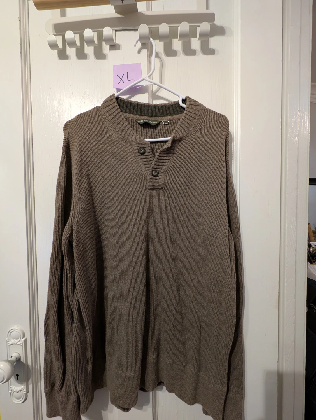 Eddie Bauer XL Brown Sweater