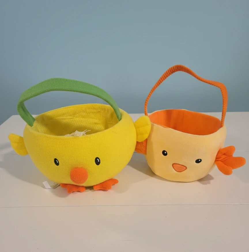 Chick Easter Baskets - Yellow