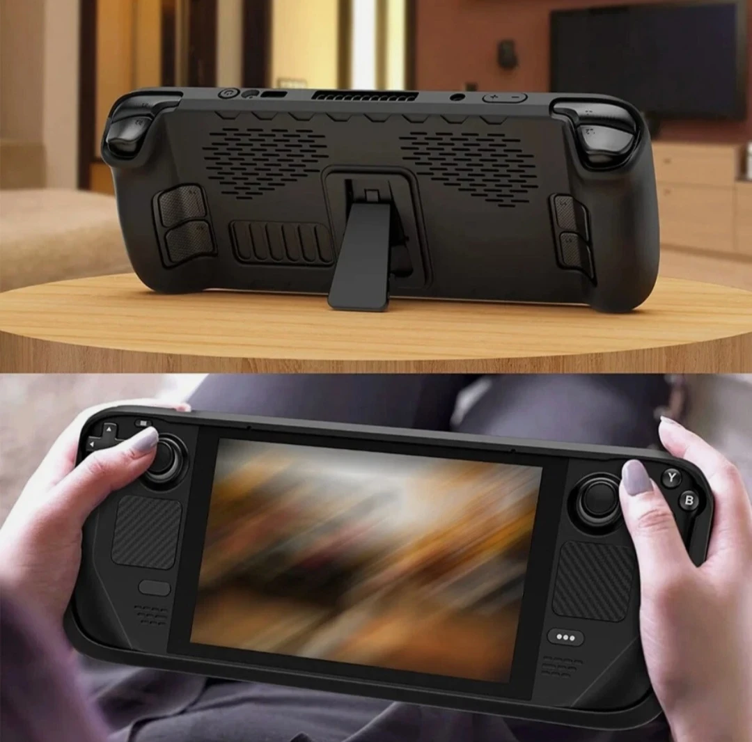 Steam Deck Protective Case Cover - Black - photo 5