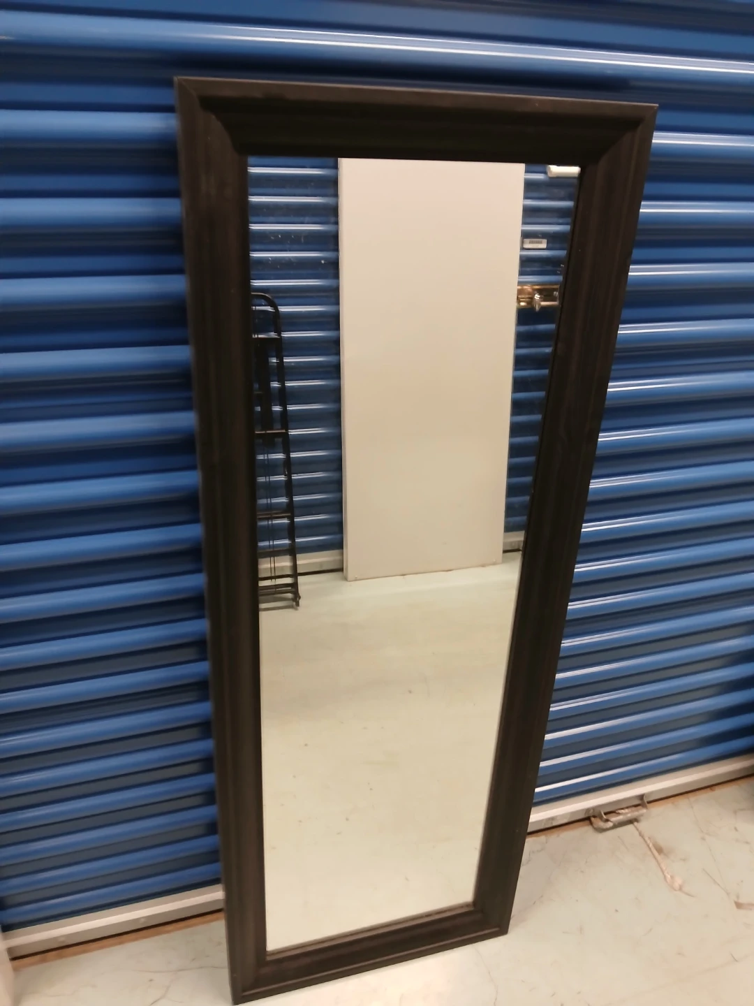 Dark brown wooden Framed Full Length Mirror - photo 5