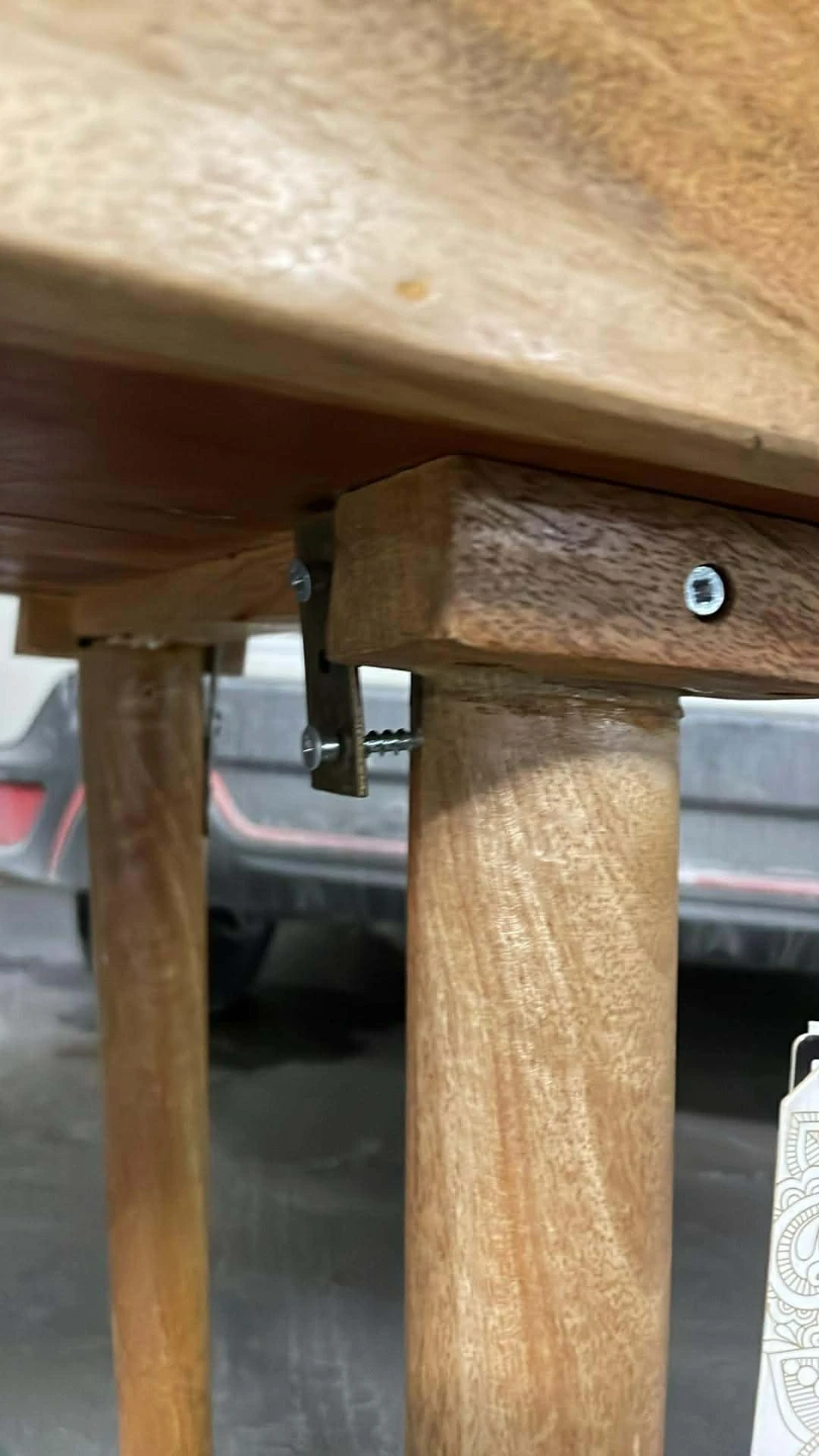 Wooden Vanity Desk (chair not included) Please Read Description - photo 5