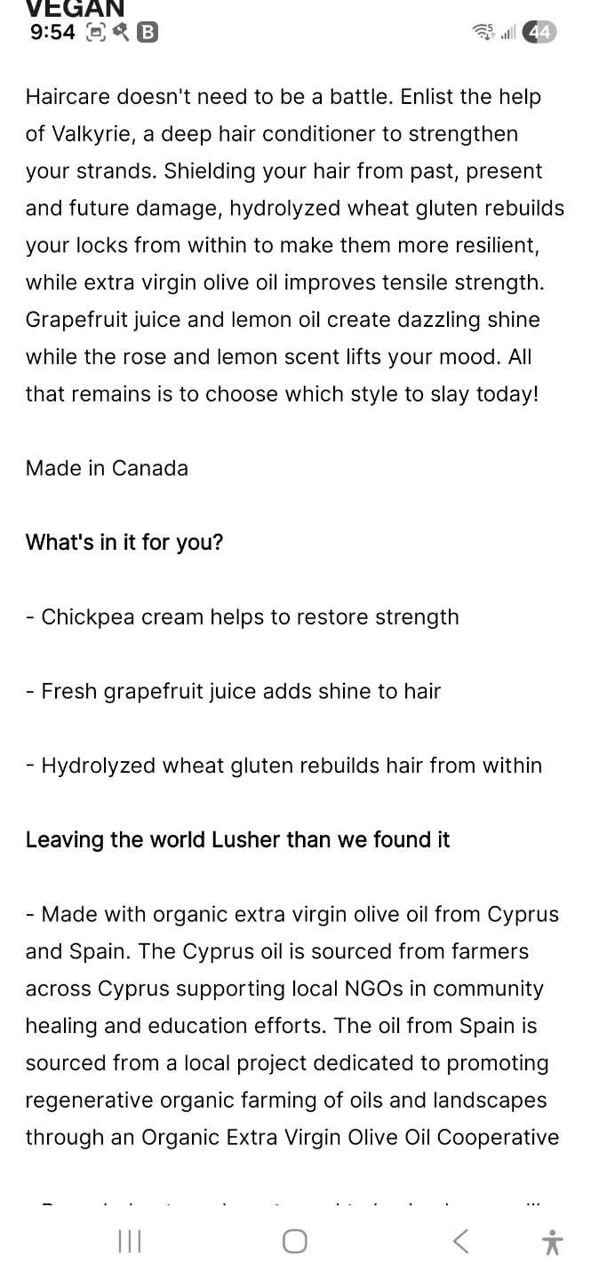Lush Valkyrie Conditioner 100g - photo 2
