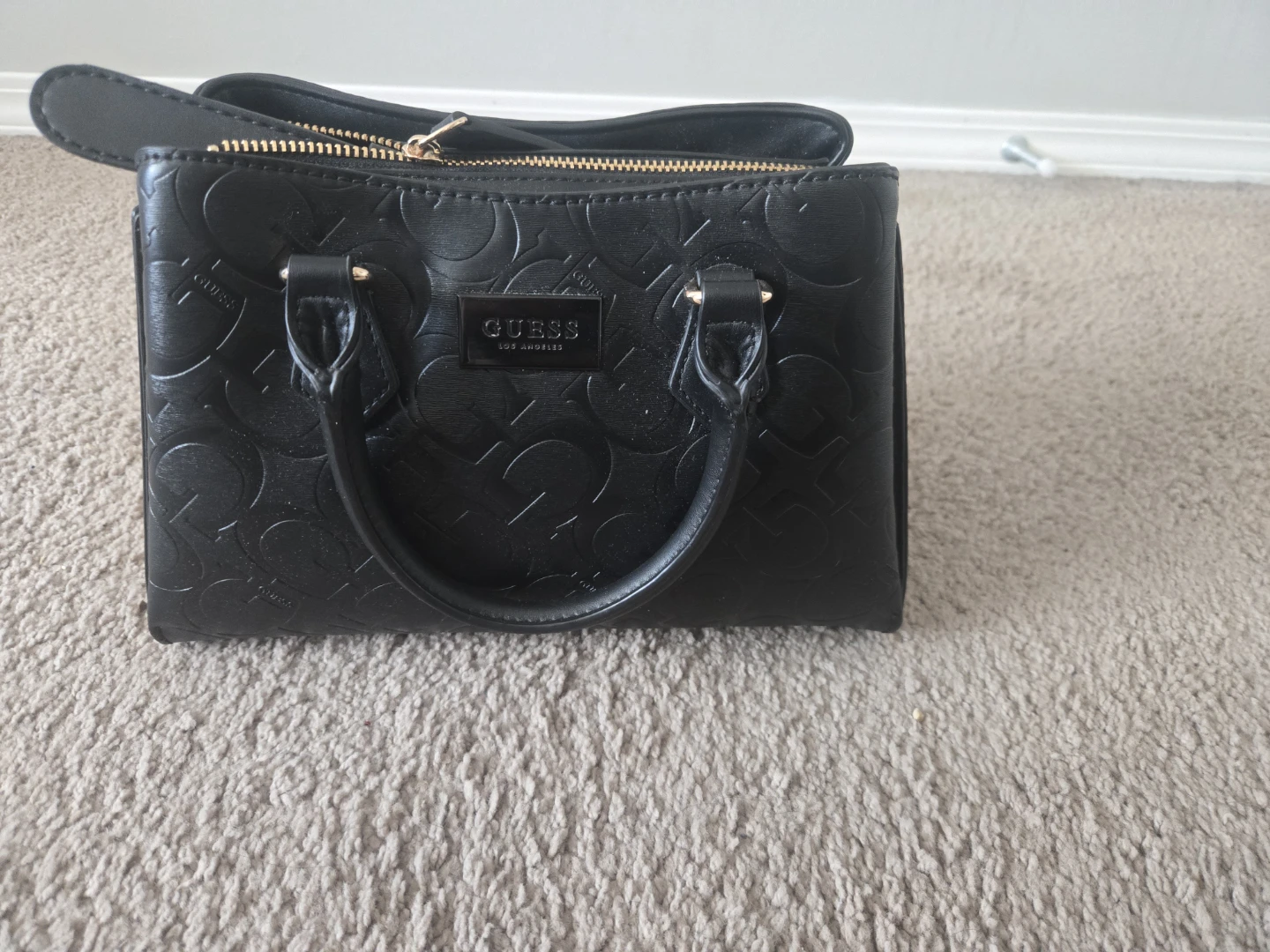 Guess Black Satchel Bag