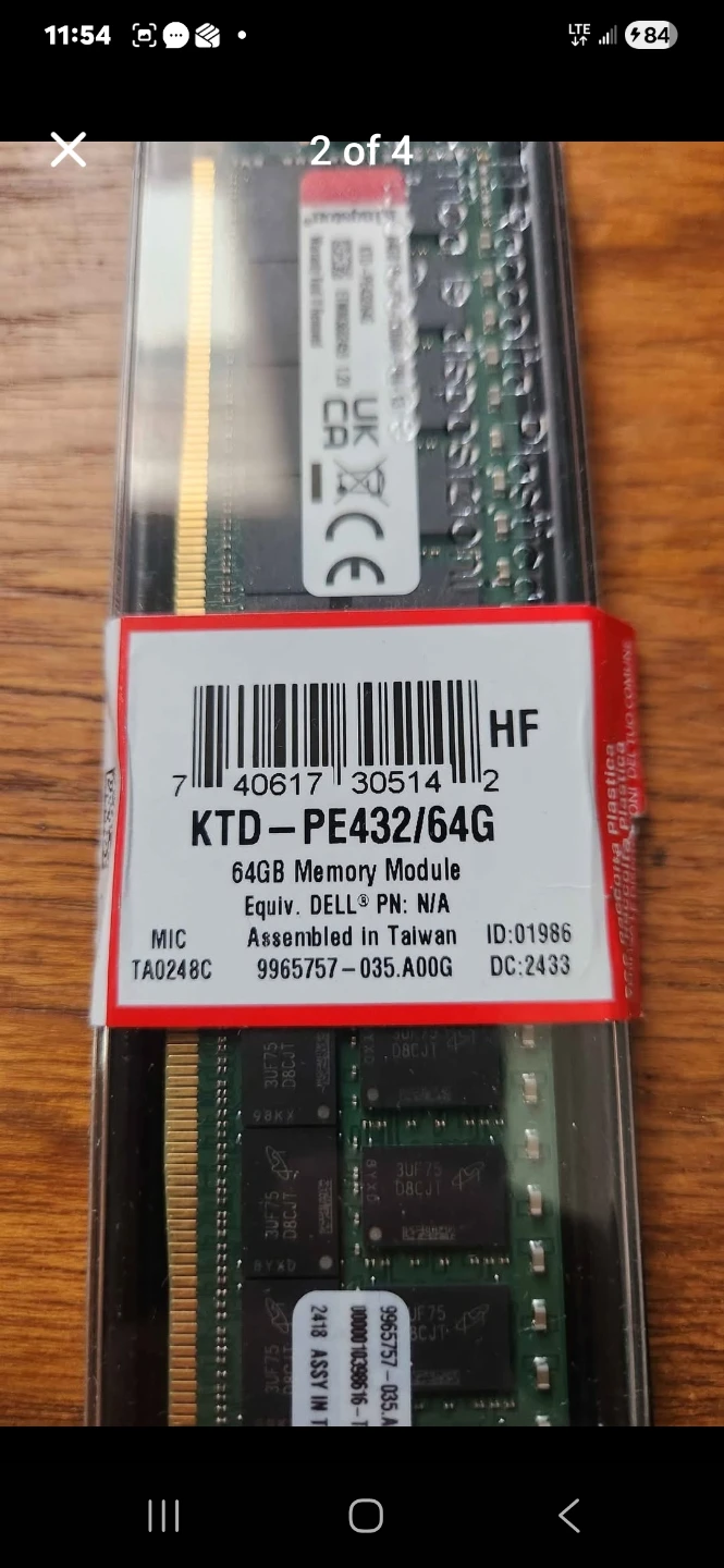 Kingston 64GB Memory Module KTD-PE432/64G - photo 2