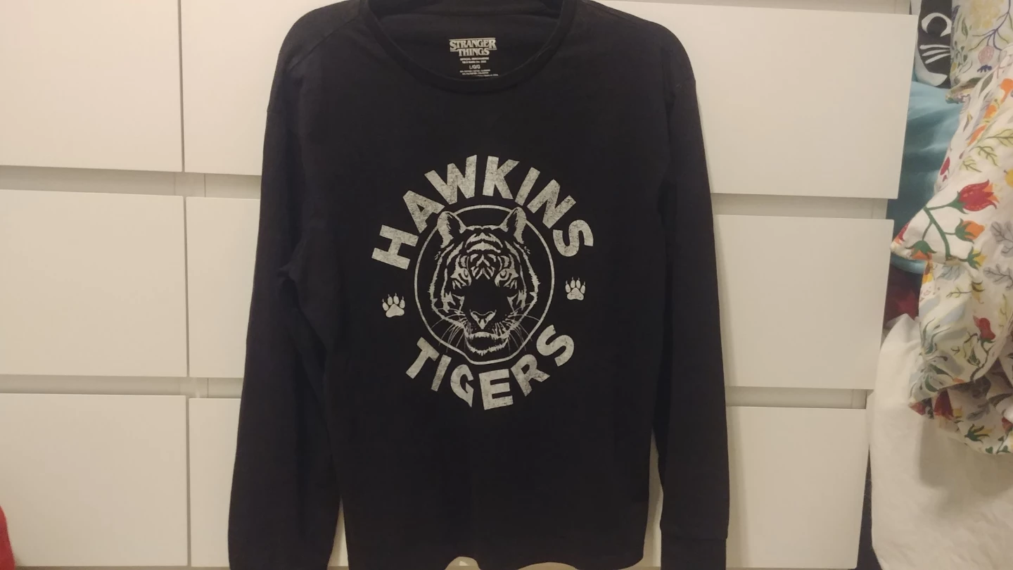 Stranger Things Hawkins Tigers Long Sleeve Shirt