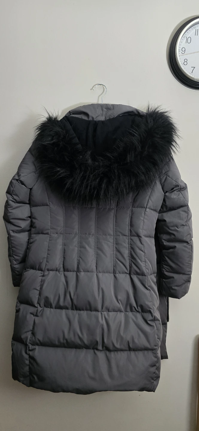 DKNY Grey Puffer Coat - Size M - photo 5