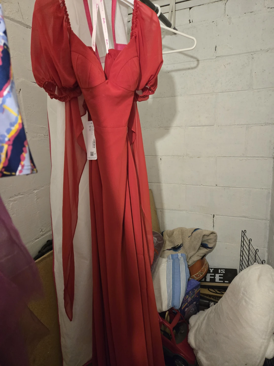 Barbie x Azazie Red Maxi Dress - photo 2