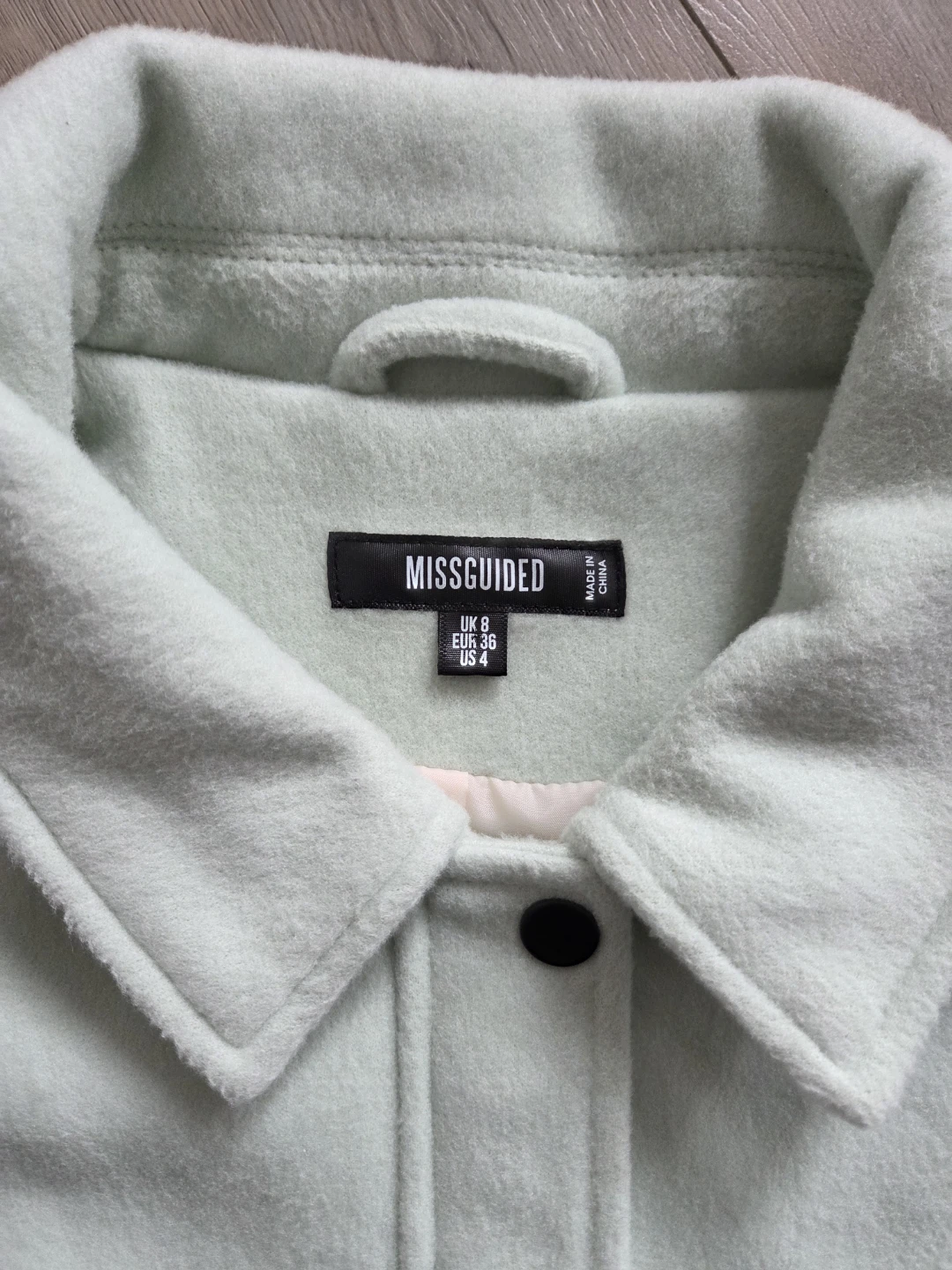 Mint Green Houndstooth Shacket - photo 4