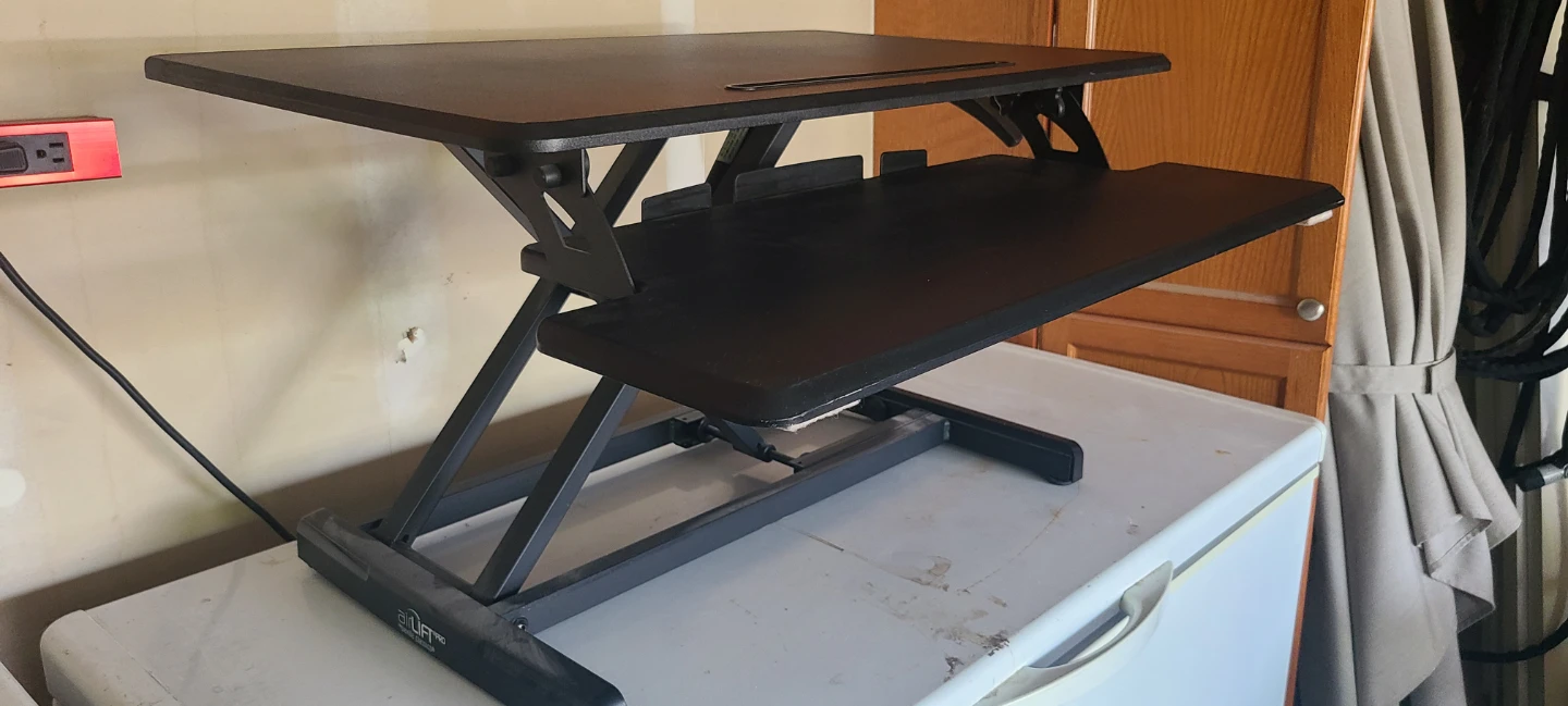 Seville Classics AIRLIFT® Standing Desk Converter - photo 4