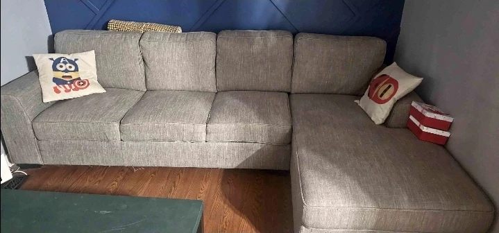 Grey Sectional Couch free delivery