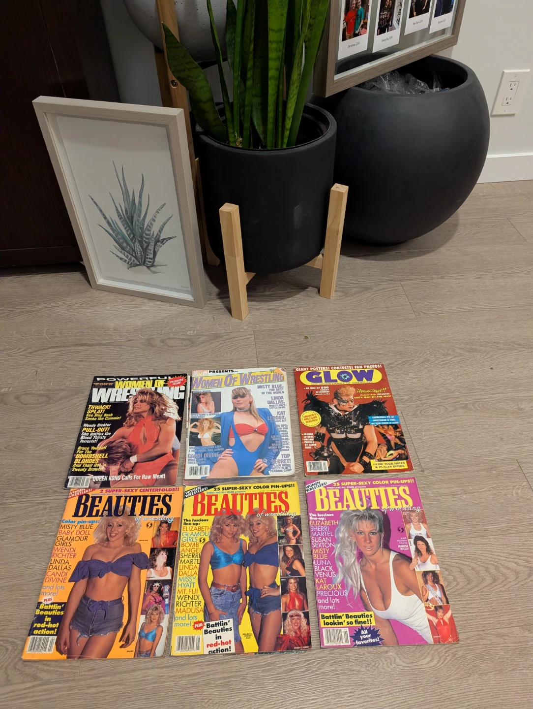 Lot of Women's Wrestling Magazines