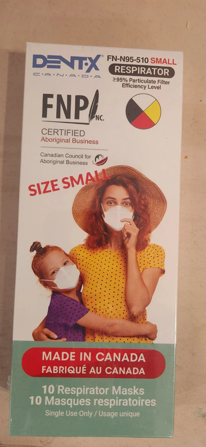 50 Child sized N 95 masks.