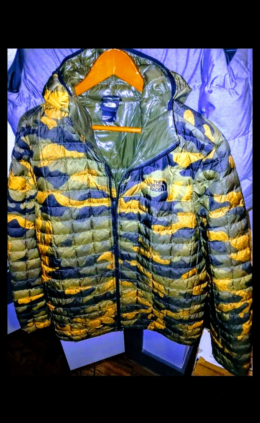 The North Face Camo Puffer Jacket