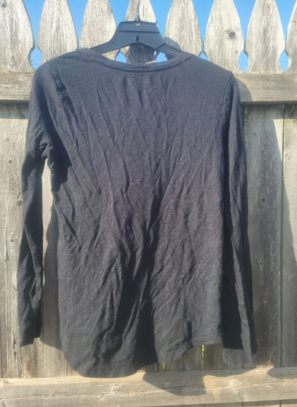 Old Navy Black Long Sleeve Shirt - Size M - photo 2