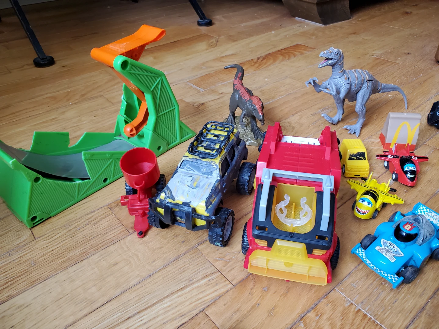 Assorted Toy Vehicles, Figures, and Dinosaurs - photo 3