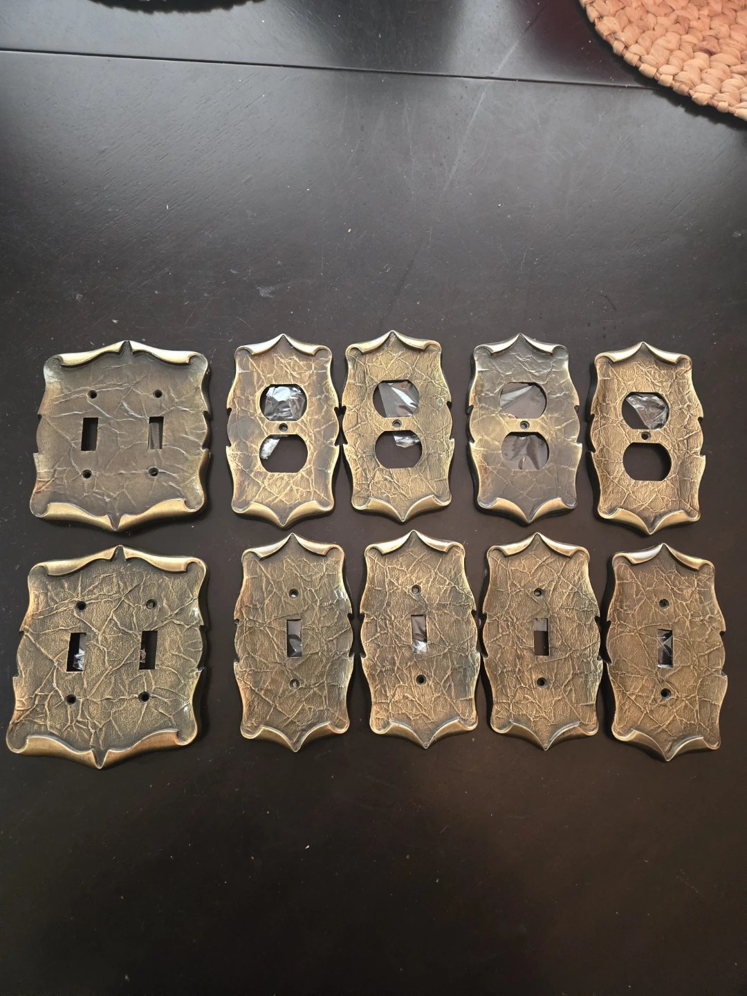 Antique Brass Finish Switch & Outlet Covers